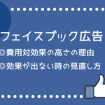 Facebook広告の費用対効果の高さの理由と効果がない場合の見直し方